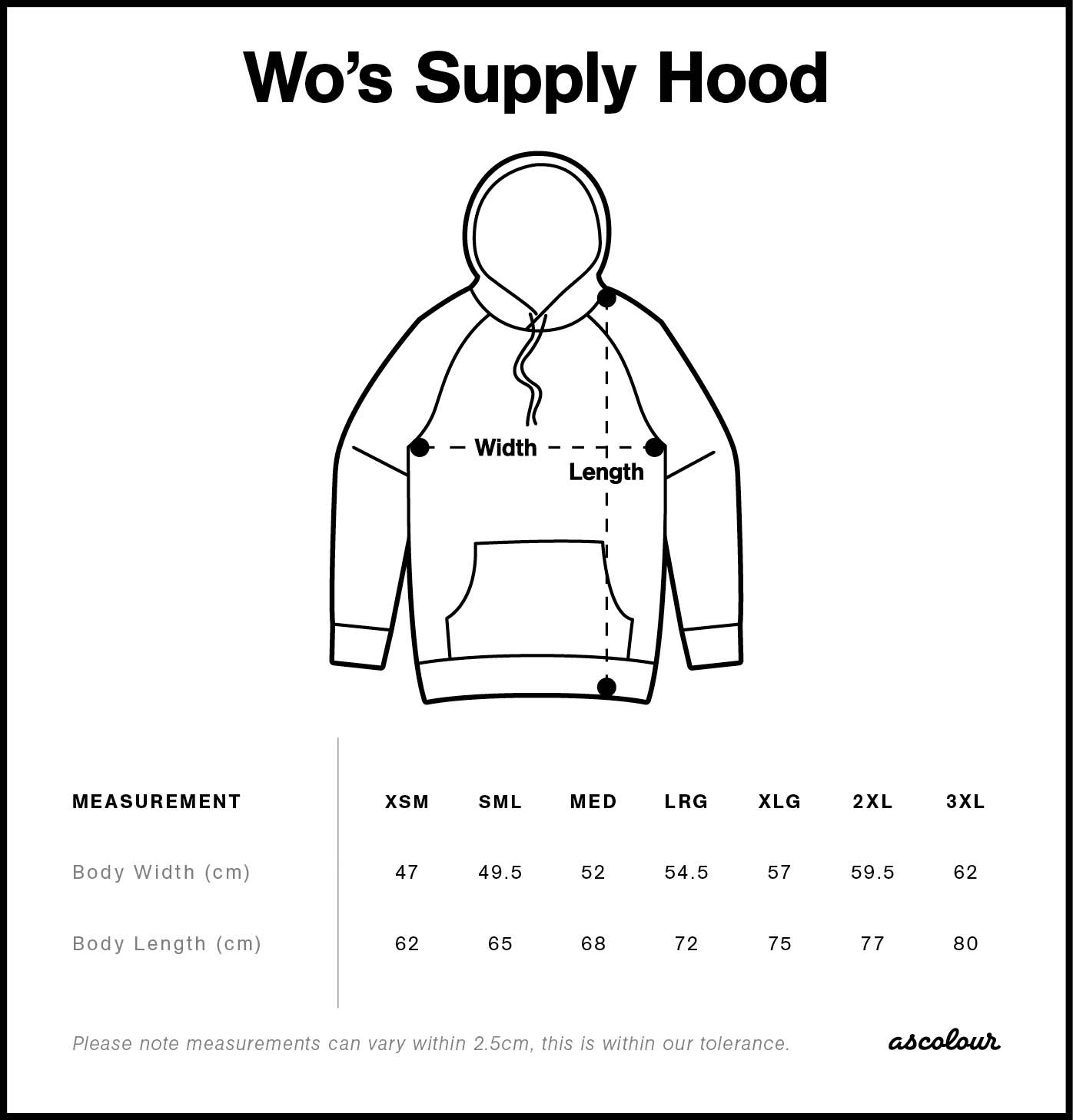 Ladies Hoodie - Black