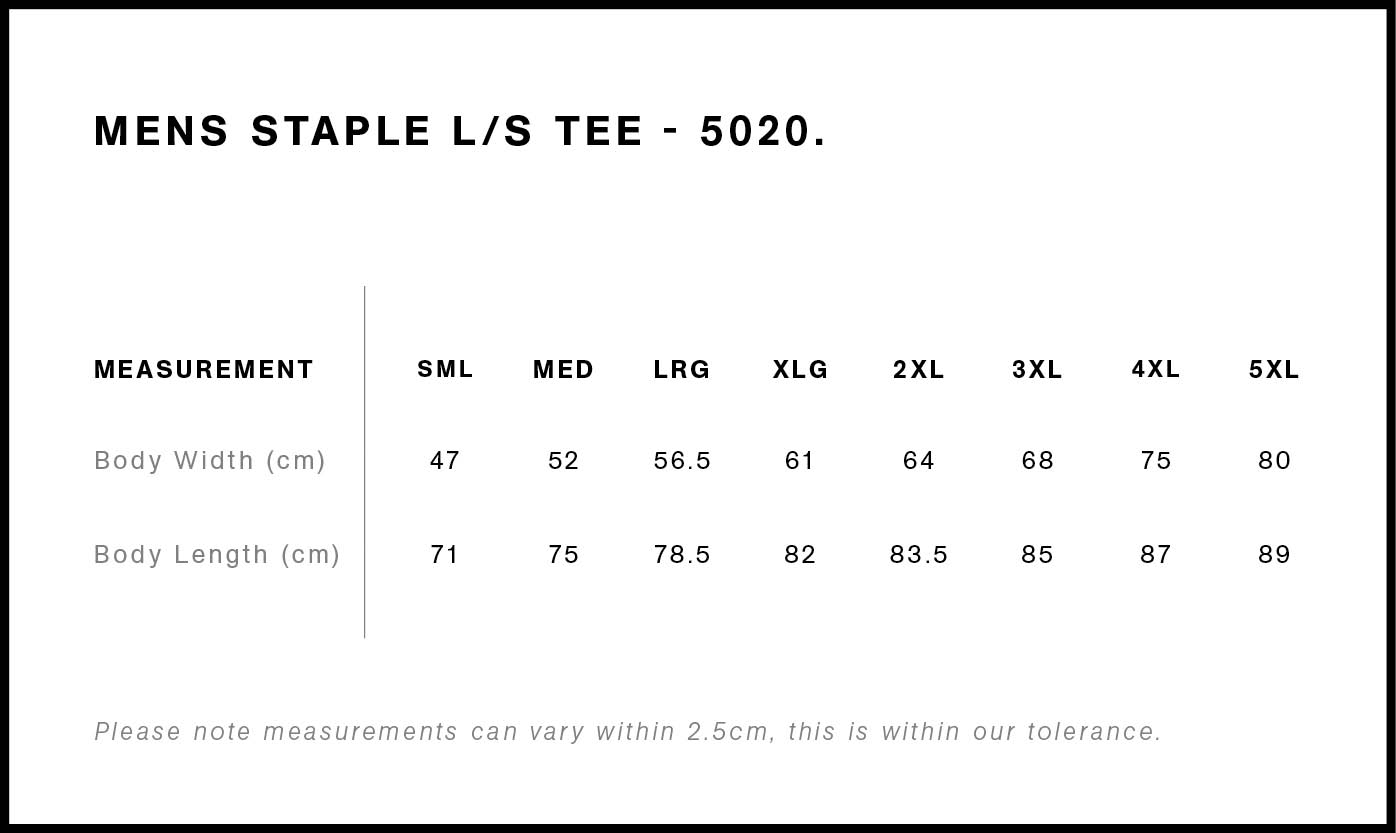 Men's L/S Tshirt - Black