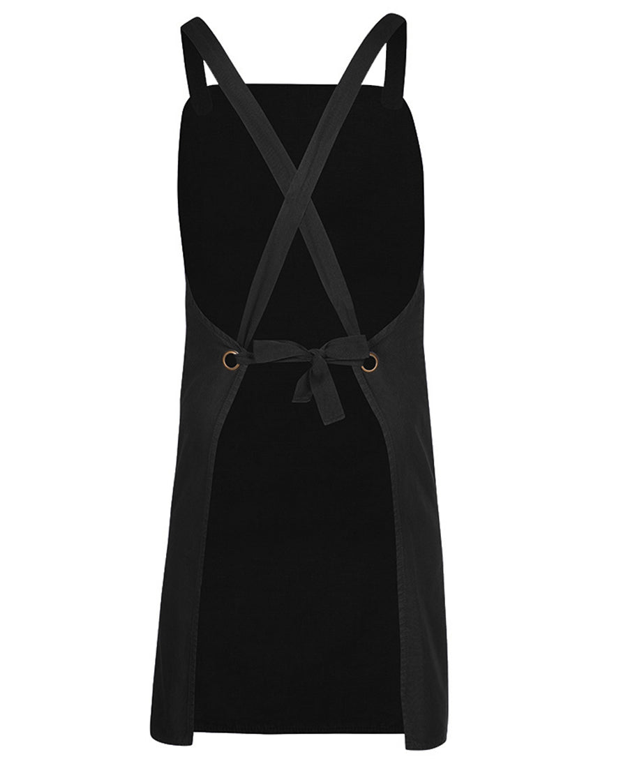 JB's Cross Back Canvas Apron - Black