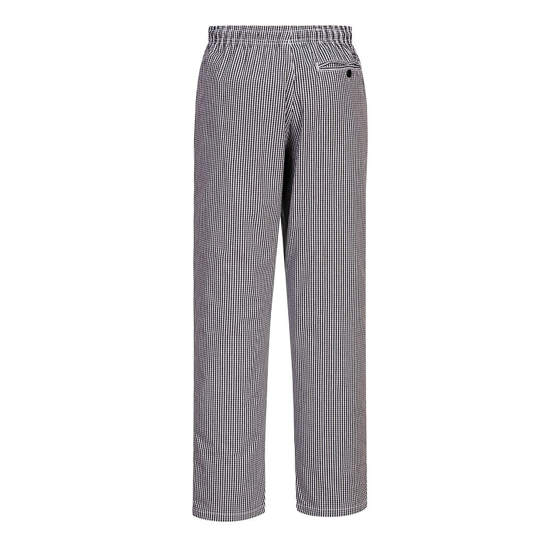 C079 - Bromley Chefs Pants - Black Check