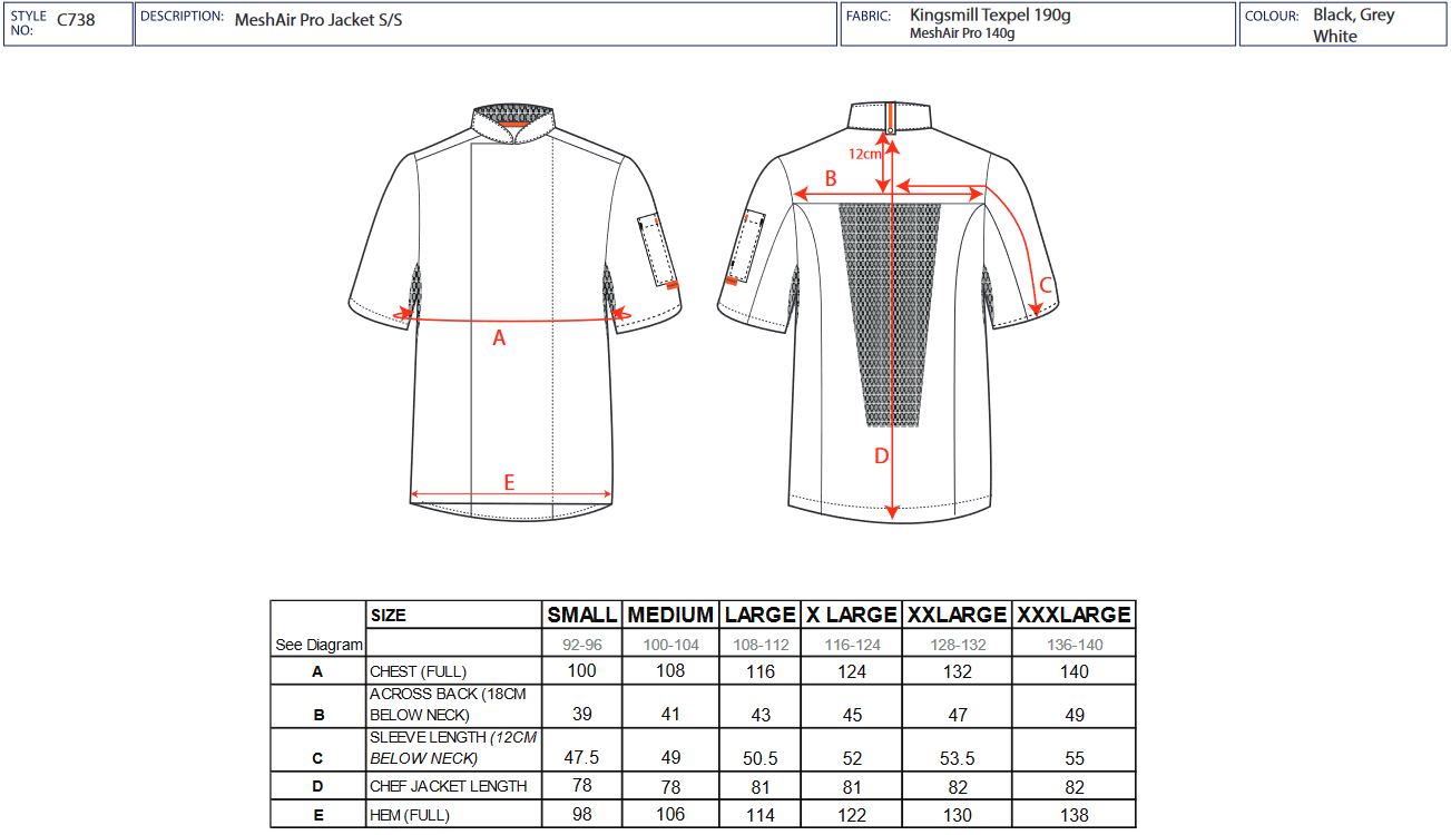 Gloria Jean's Chef Jacket