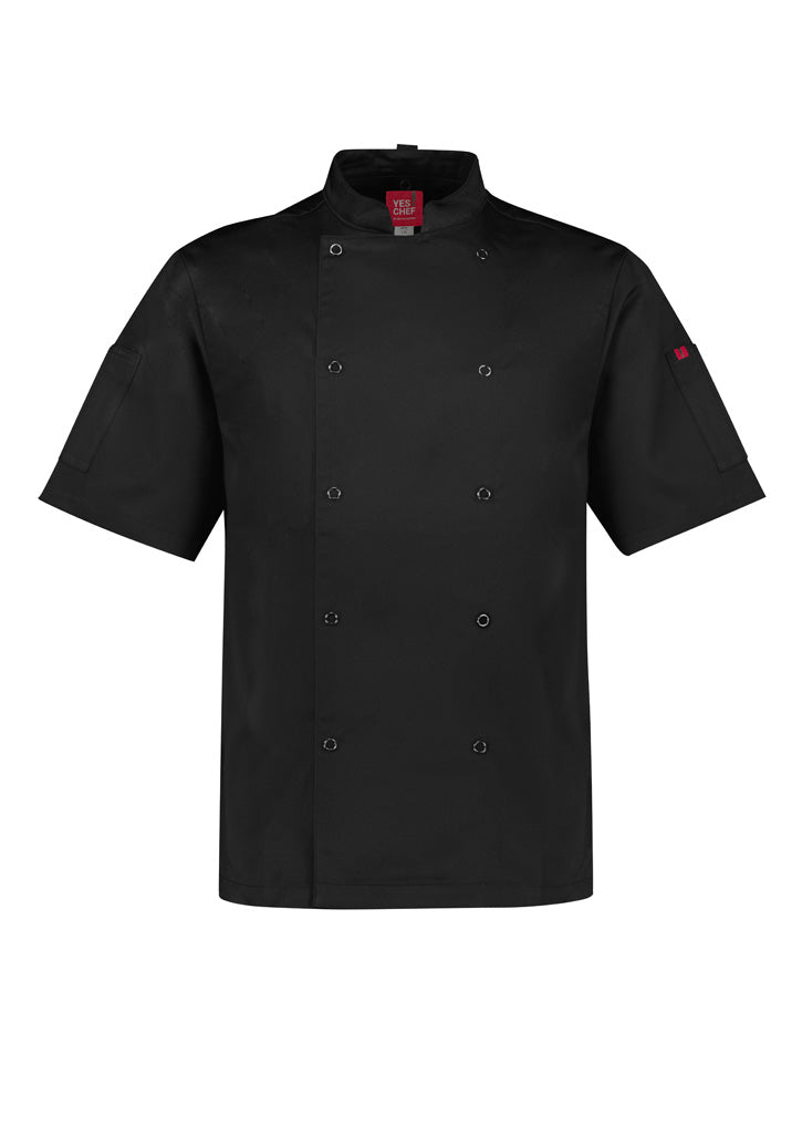 CH232MS Mens Zest Short Sleeve Chef Jacket