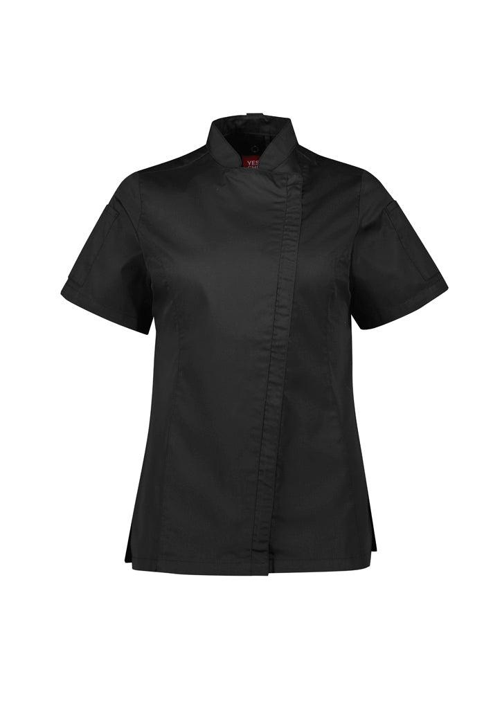 CH330LS Womens Alfresco Short Sleeve Chef Jacket