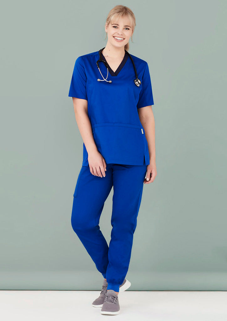 CST043LS Womens Riley Stretch Scrub Top
