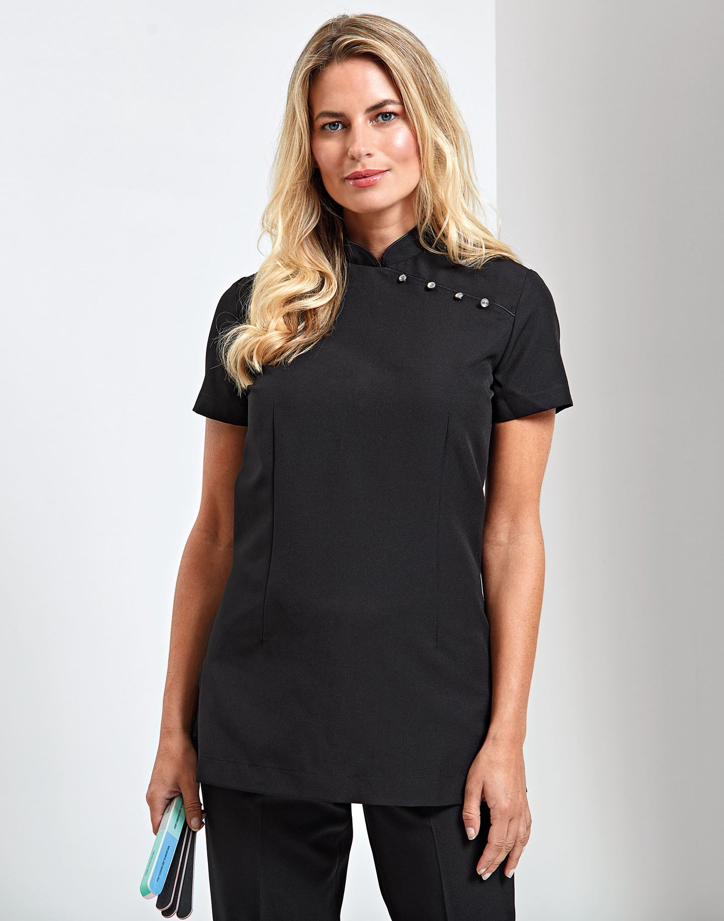 PR681 Mika Beauty and Spa Tunic - Black