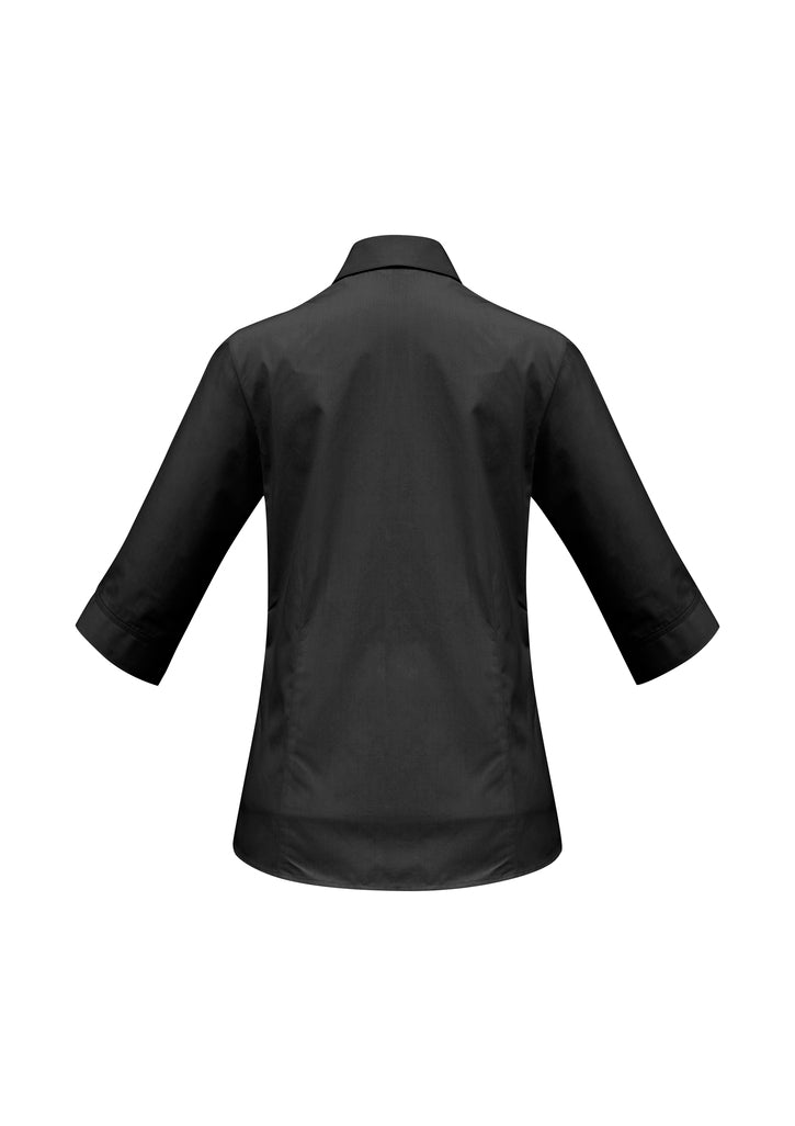 Ladies 3/4 Sleeve Shirt - Black