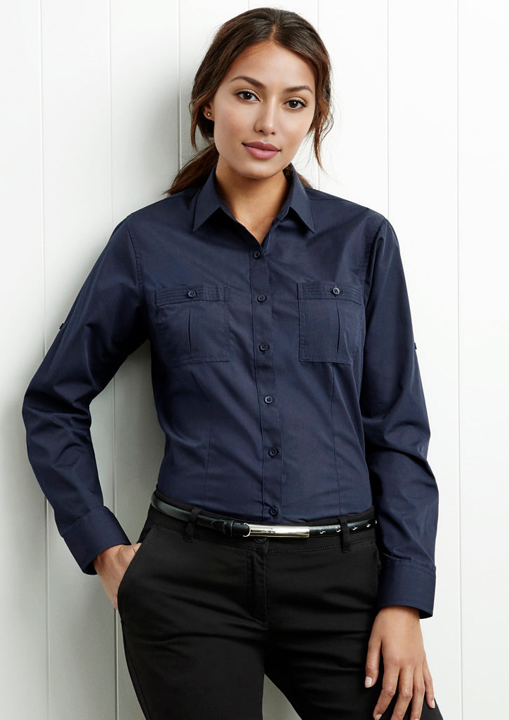 Bondi Ladies L/S Shirt - Navy