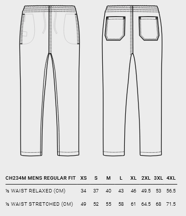 CH234M Mens Dash Pant - Black