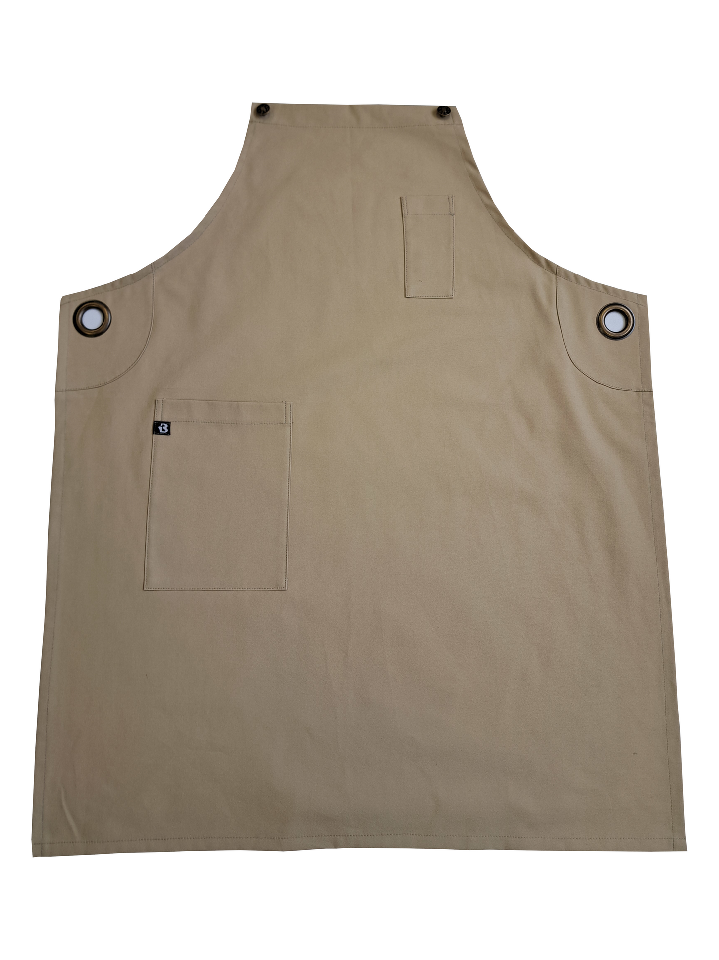 Canvas Couture Crossover Bib Apron - Fawn