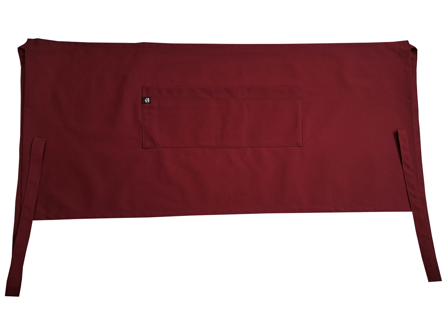 Canvas Couture Waist Apron - Maroon