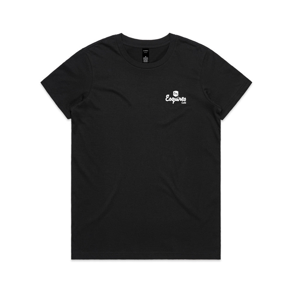 Ladies T-shirt - Black (Heavier Weight)