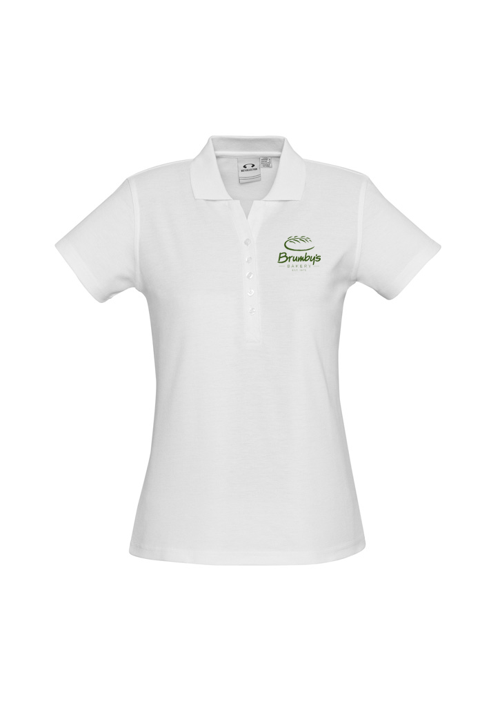 Women's White Polo