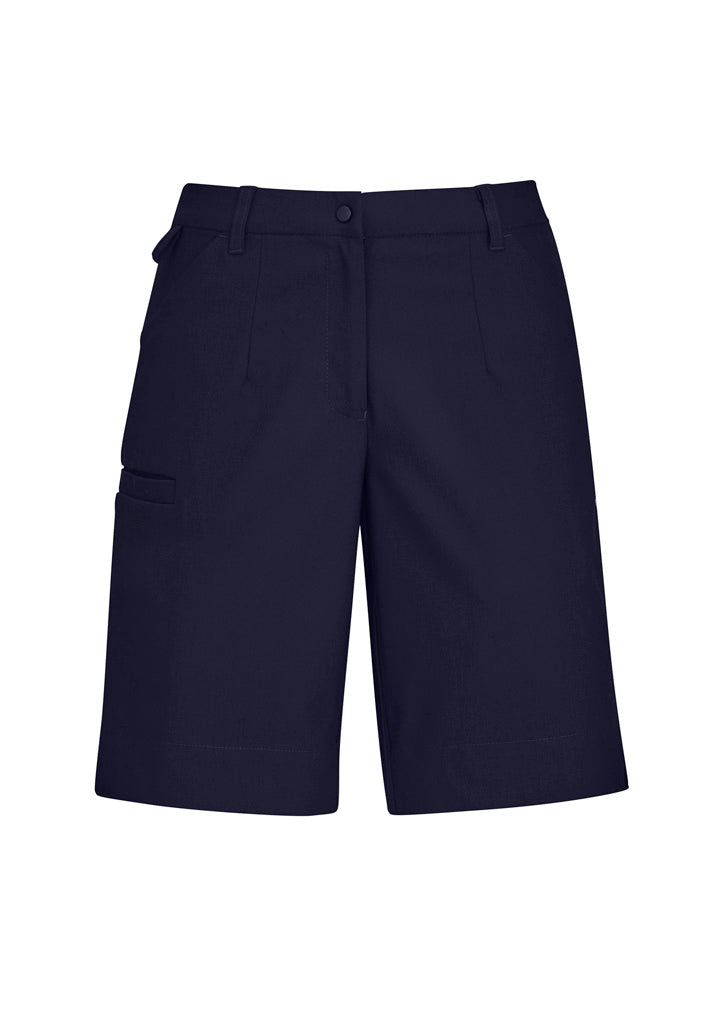 Comfort Womens Waist Cargo Short - Navy