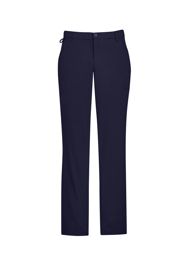 Comfort Mens Waist Flat Front Pant - Navy