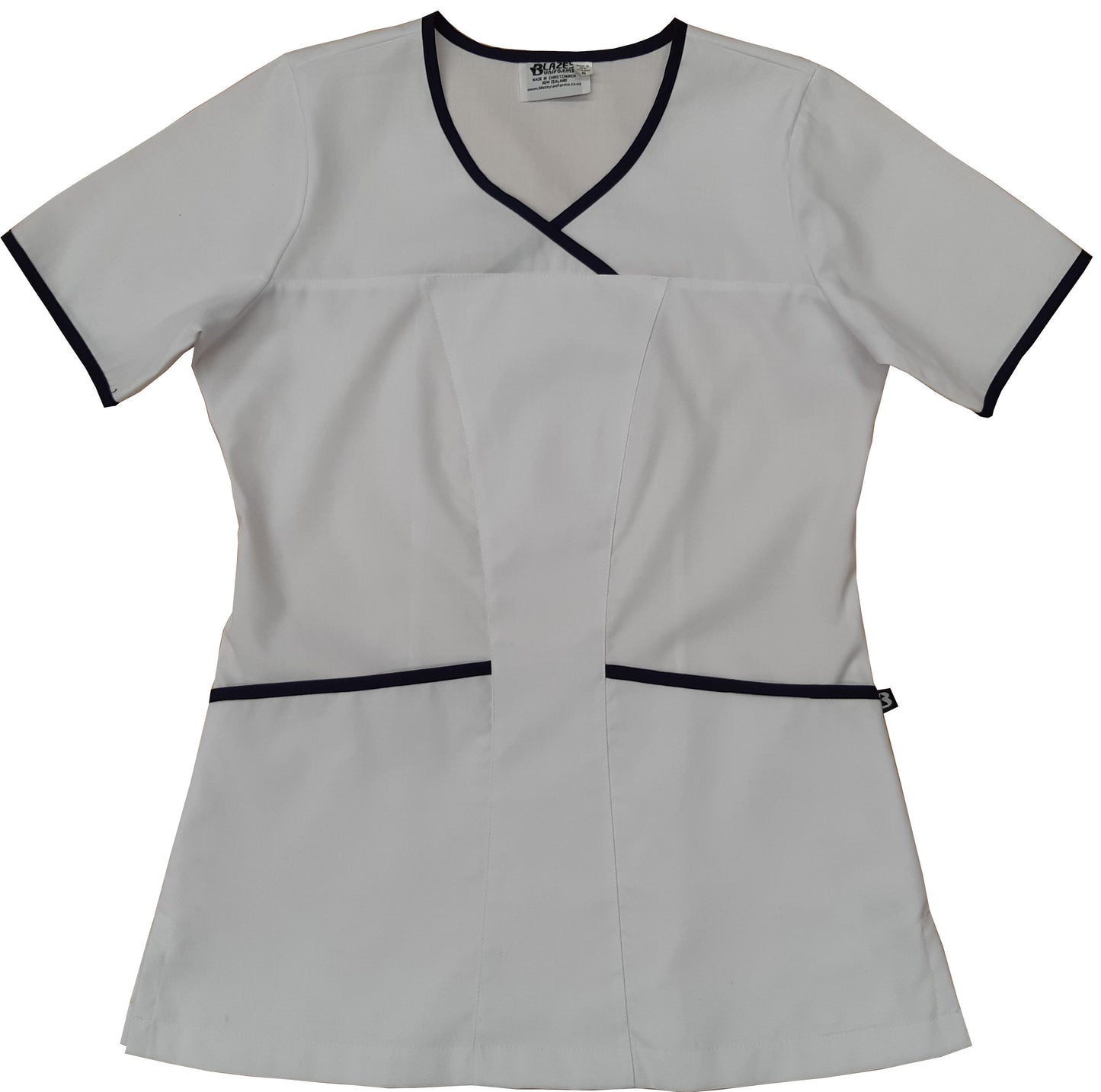 Adelle Scrub White - Trim options