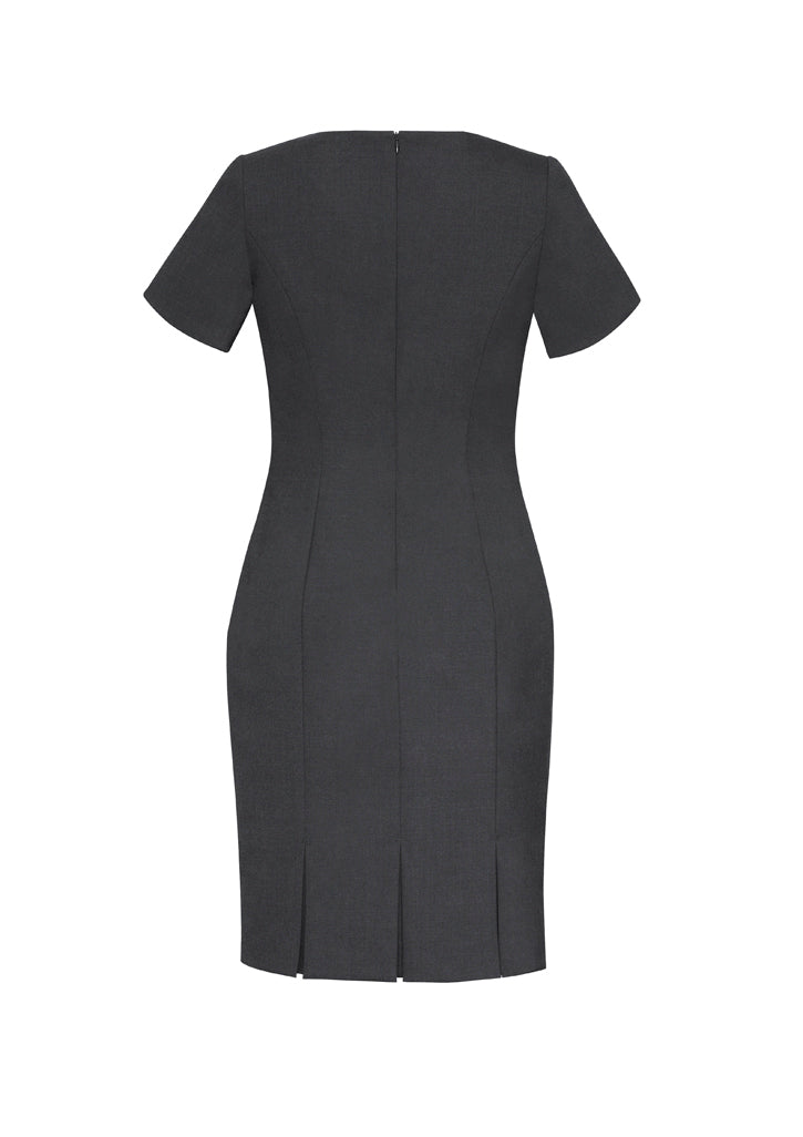 34012 Womens Comfort Wool Stretch Short Sleeve Shift Dress