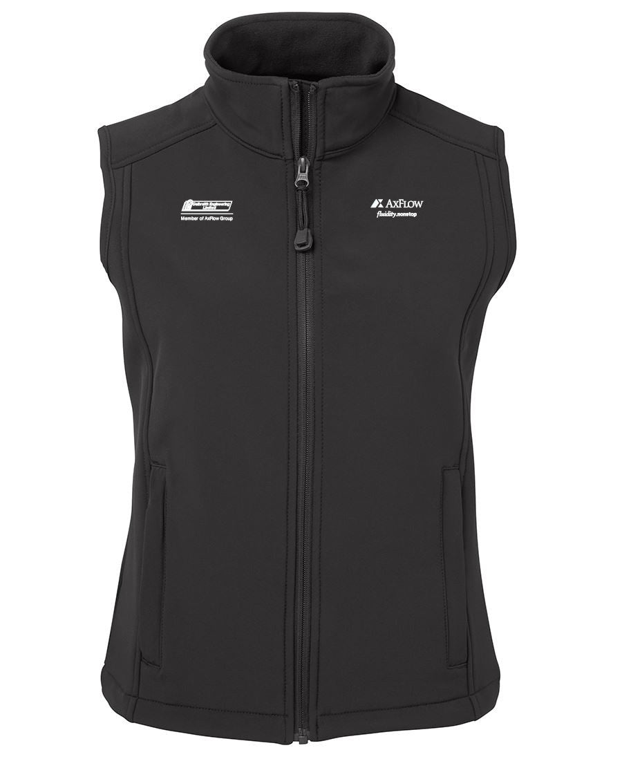 Ladies Layer Soft Shell Vest Black