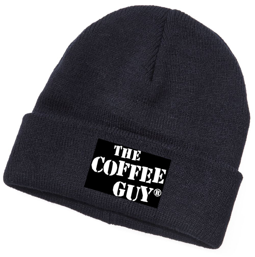 Wool blend beanie - Black