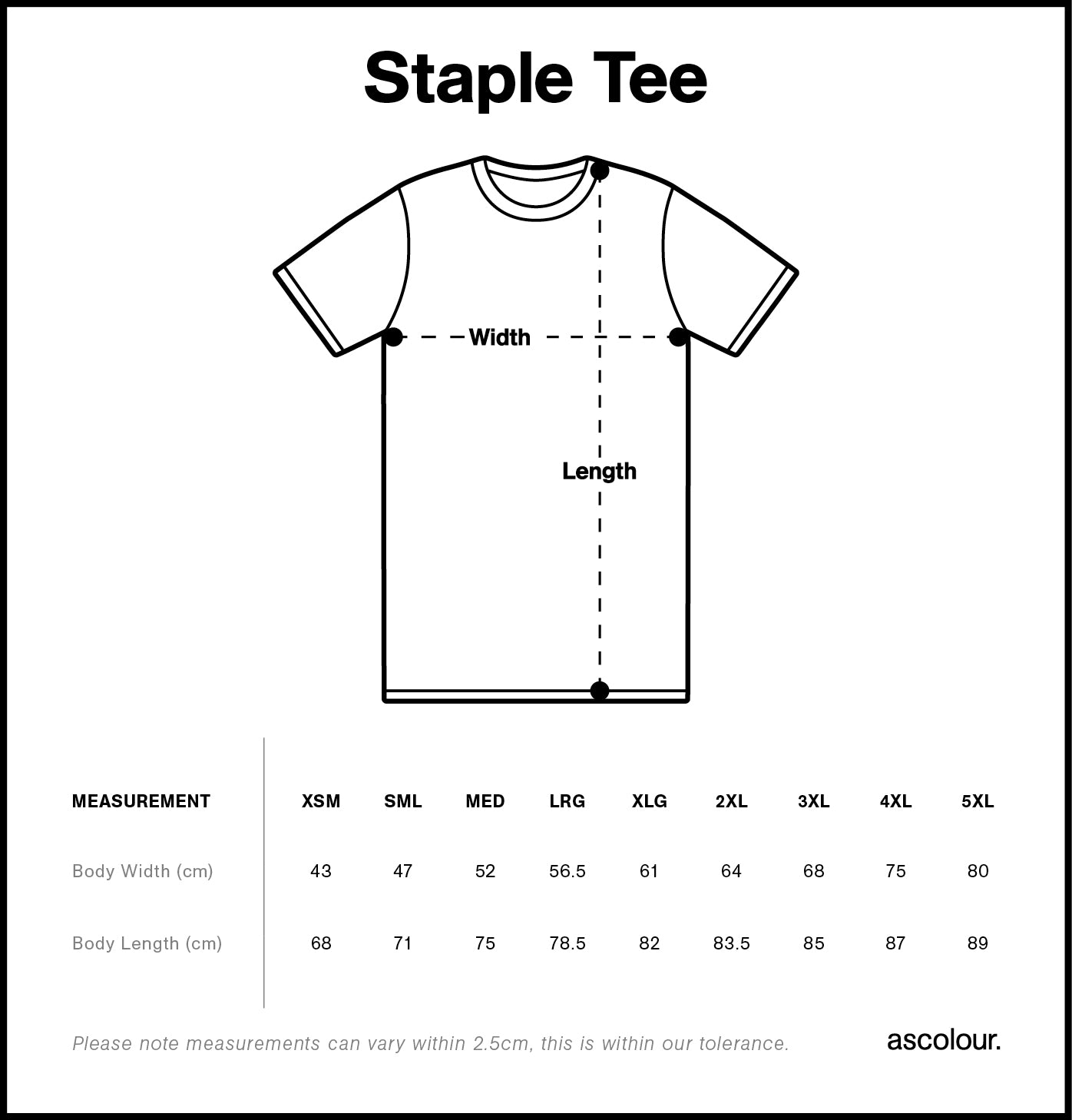 5001 Staple mens crew neck T - Black with Mudbrick logo