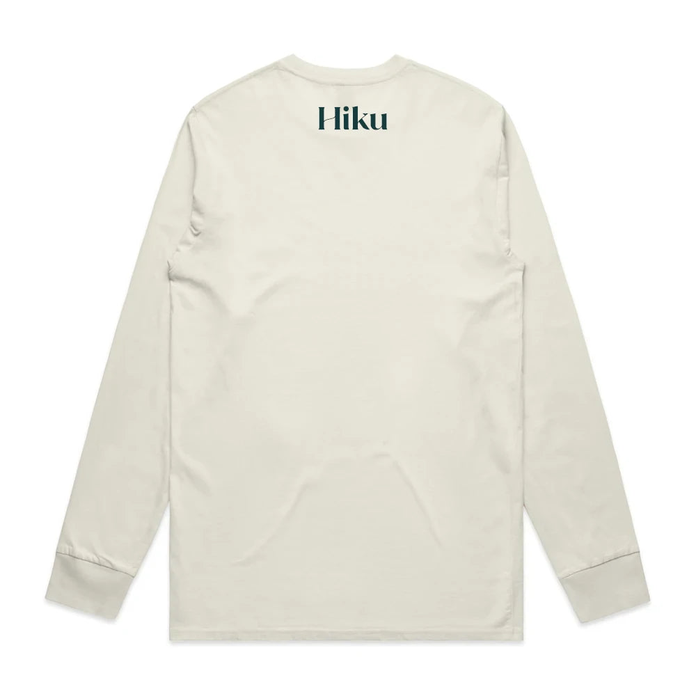 Ecru L/S T - Male "Hiku"