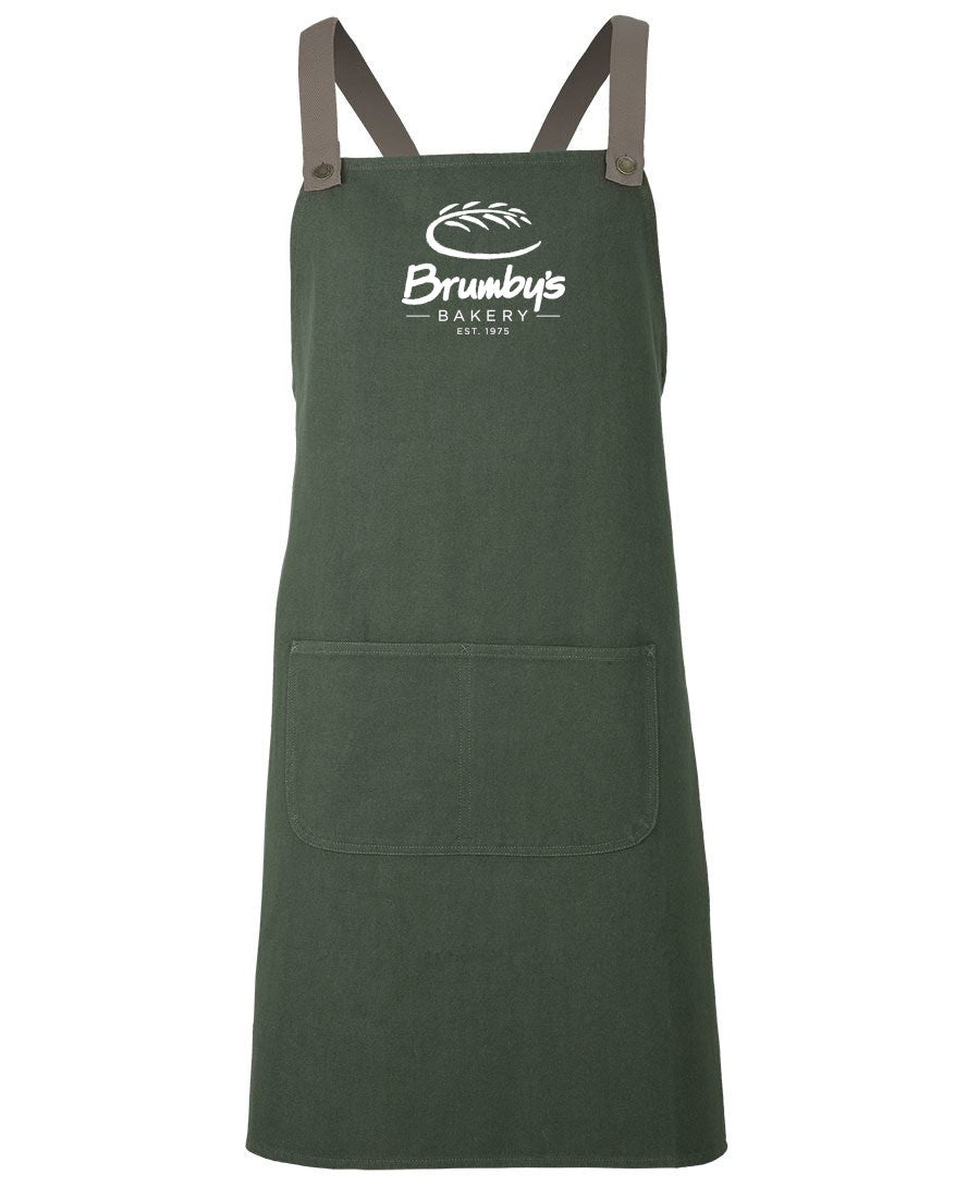 Green Canvas Apron