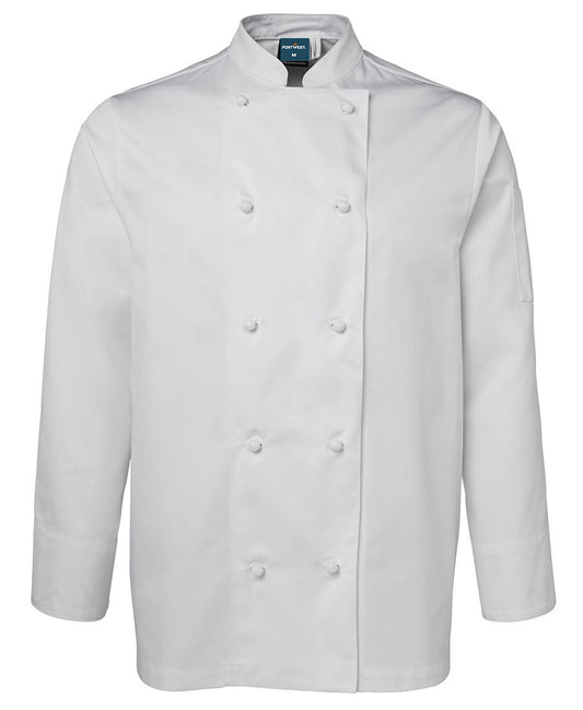 Long sleeve white chefs jacket