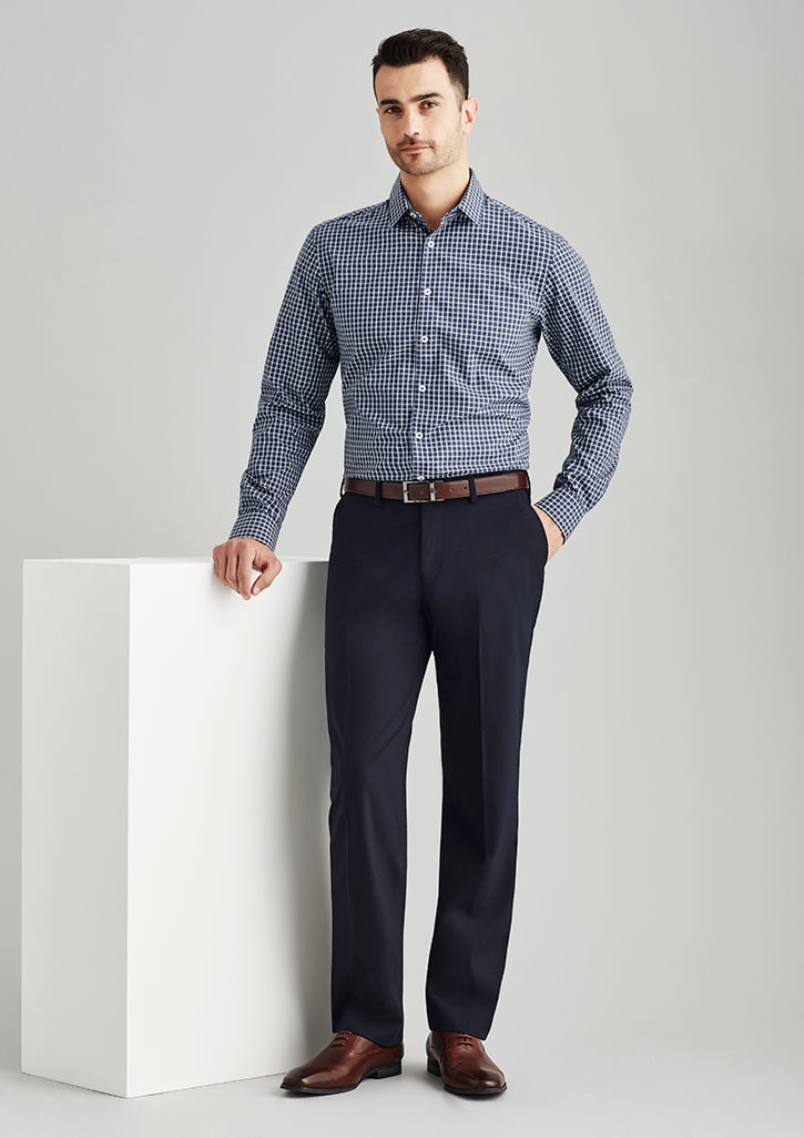 74012 Mens Comfort Wool Stretch Flat Front Pant