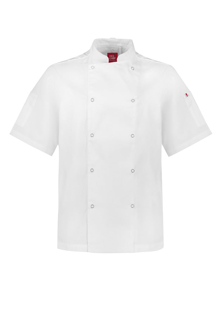 CH232MS Mens Zest Short Sleeve Chef Jacket