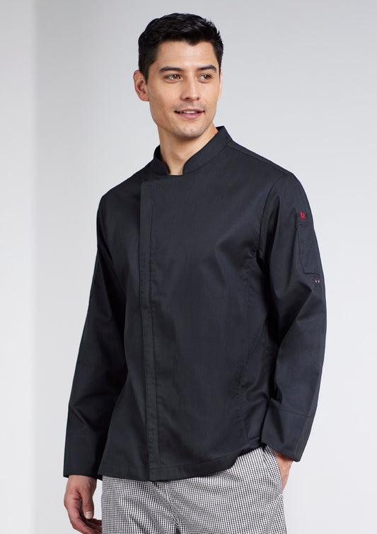 CH330ML Mens Alfresco Long Sleeve Chef Jacket