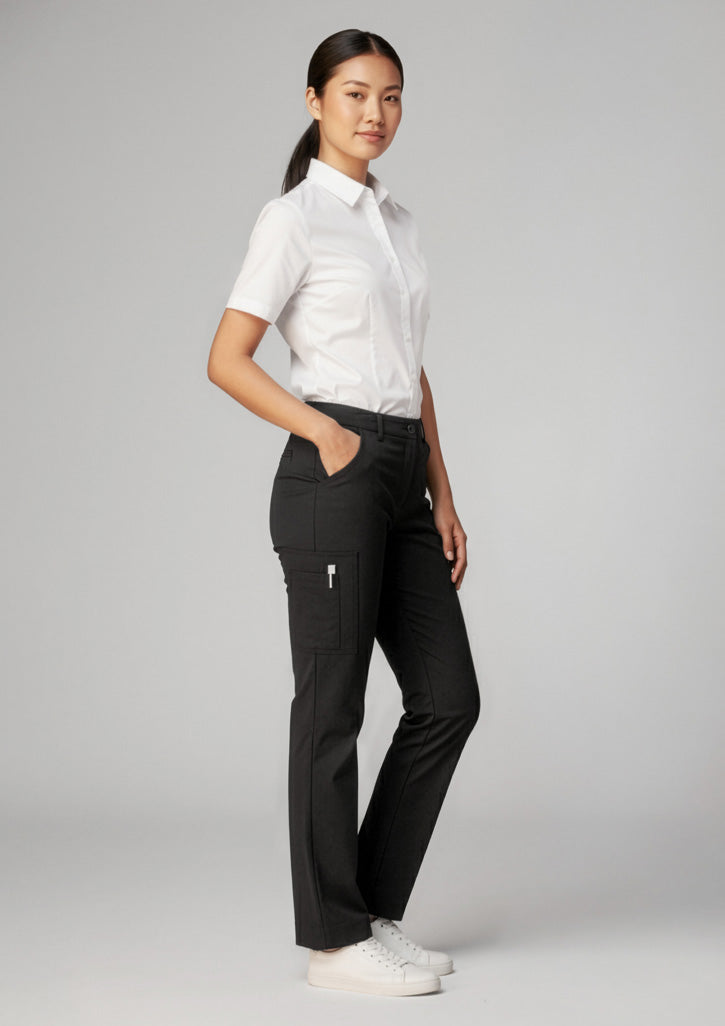 CL954LL Comfort Waist Womens Cargo Pant - Black