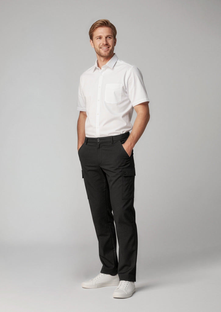 CL959ML Comfort Waist Mens Cargo Pant - Black