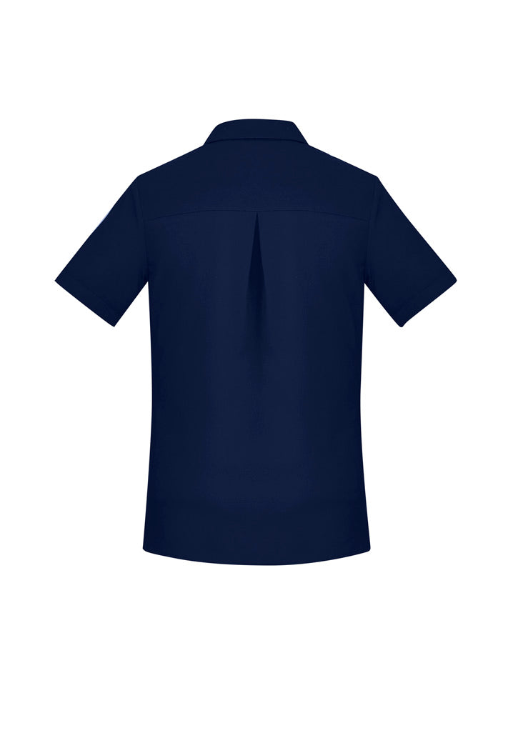 CS947LS Womens Florence Plain Short Sleeve Shirt