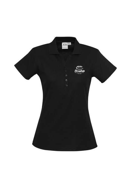 Women's Black Polo