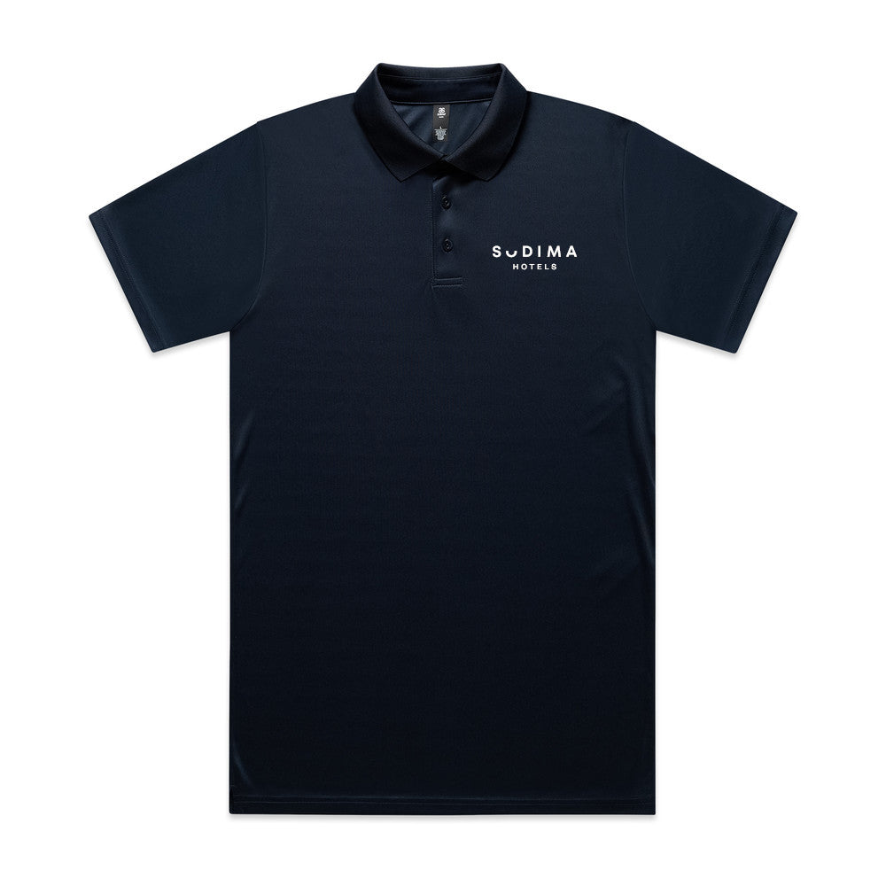 Navy Active Work Polo