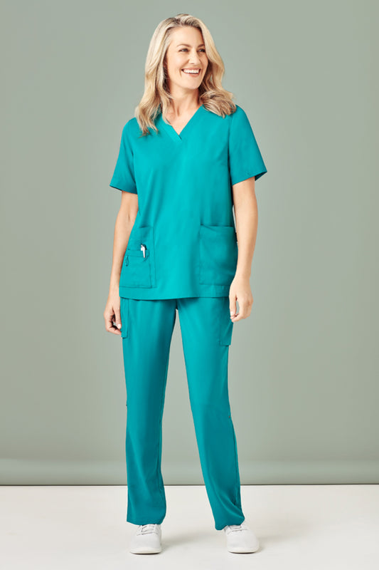 CST941LS Womens Avery V-Neck Scrub Top