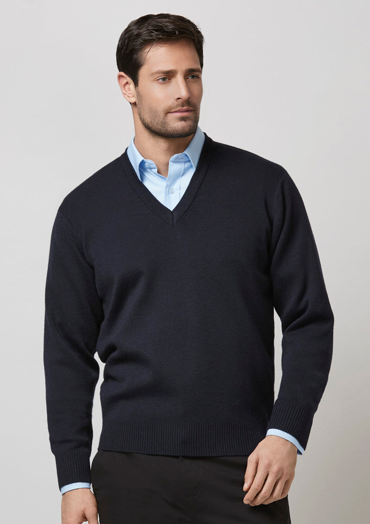 Mens Woolmix Knit Pullover