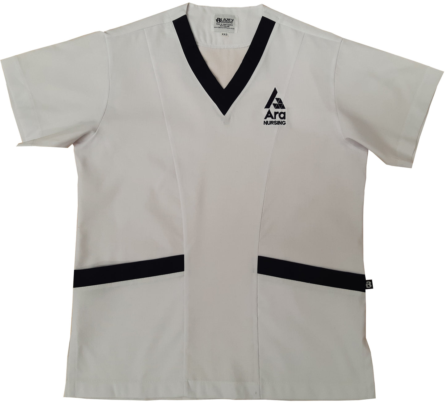 Option Four. 3 x male tunics, 1 x stretch scrubs.