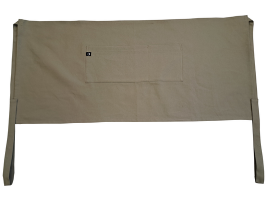 Canvas Couture Waist Apron - Khaki