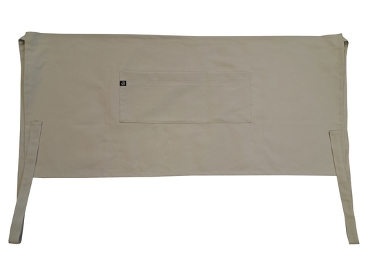 Canvas Couture Waist Apron - Stone