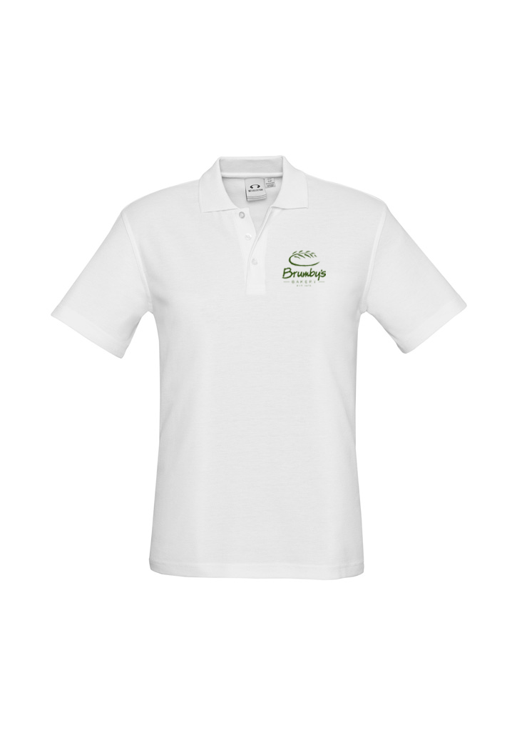 Men's White Polo