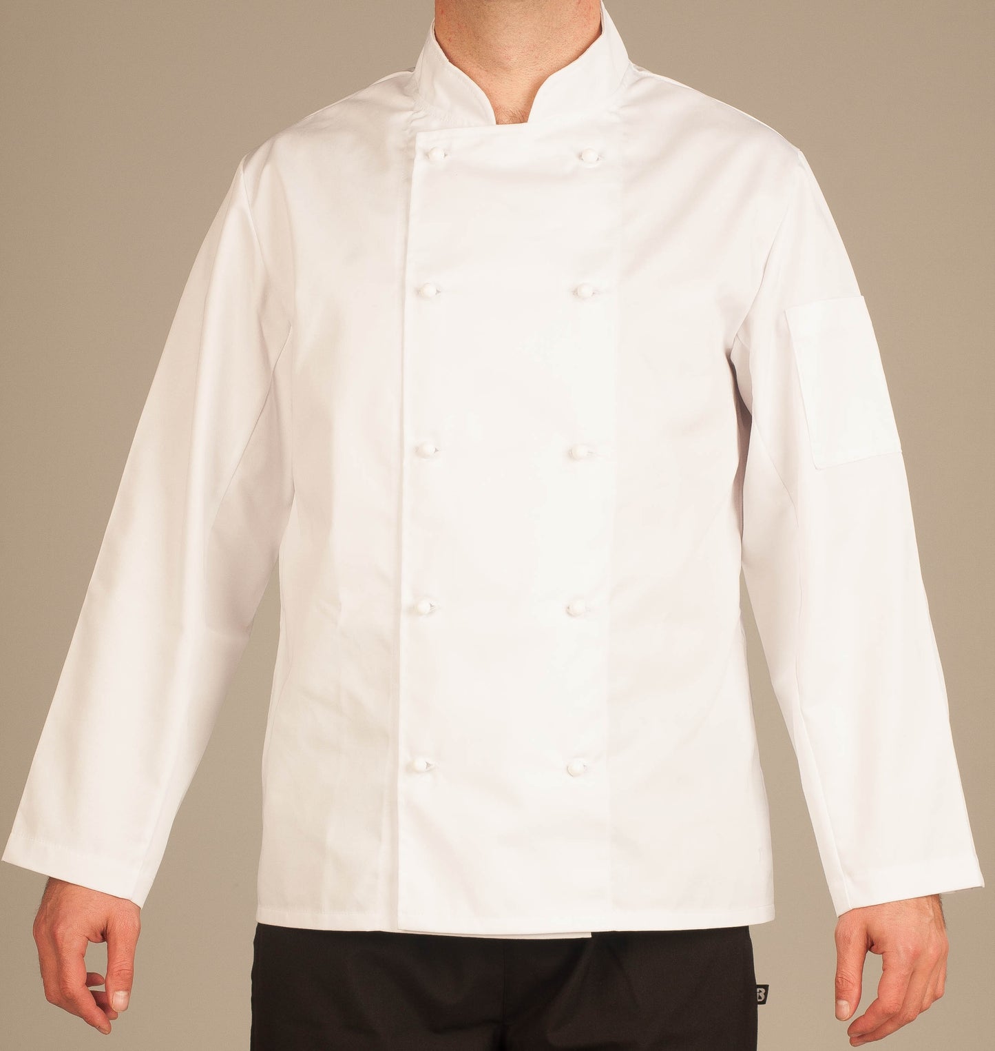 James Chef Jacket - Long Sleeves black or white